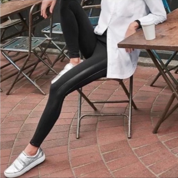 Athleta Pants - Athleta Metro Tux Stripe Leggings